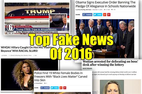 what are the top fake news syori3s on facebook